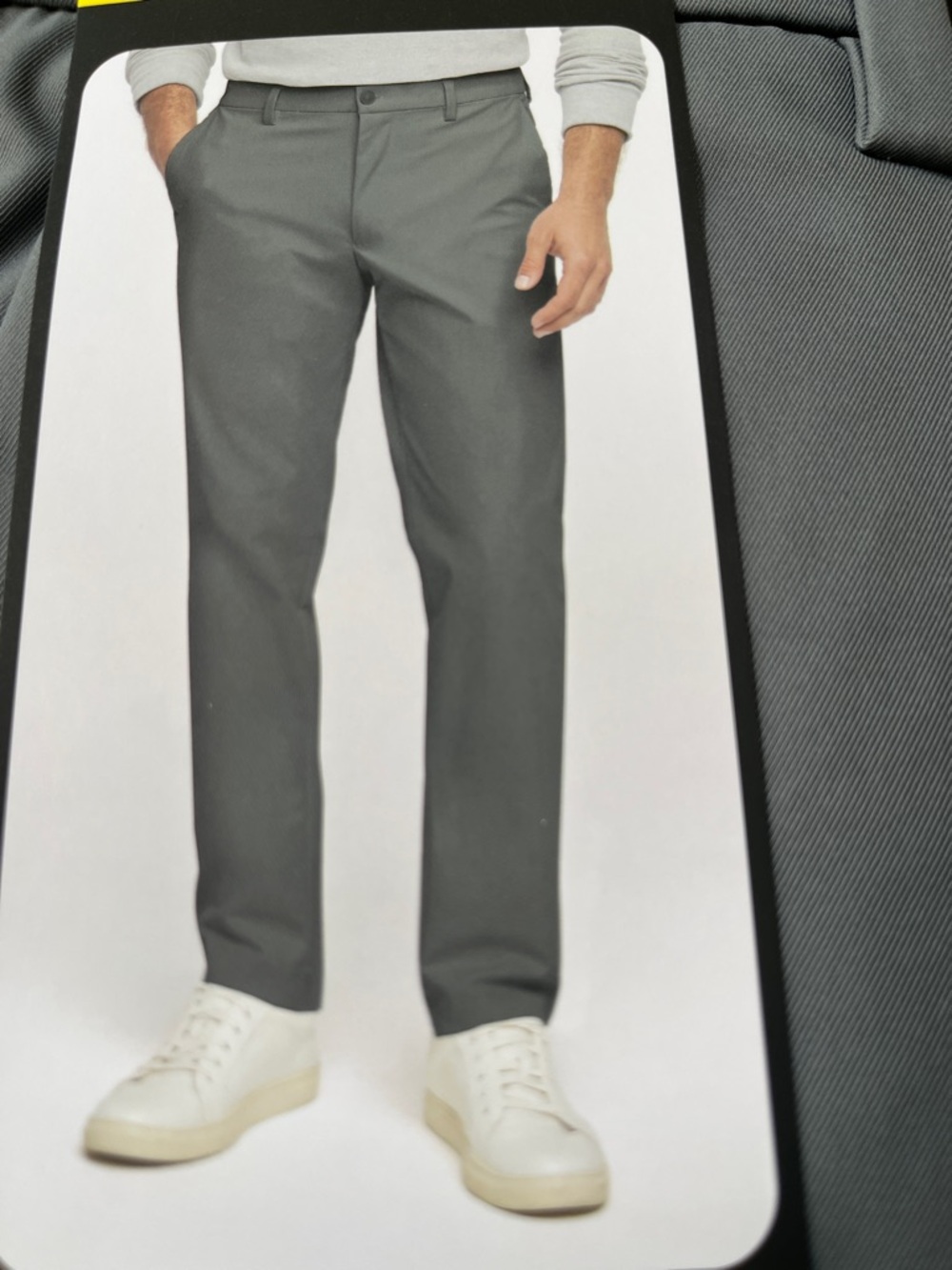 Banana Republic Men's Straight Fit Chinos - Gray